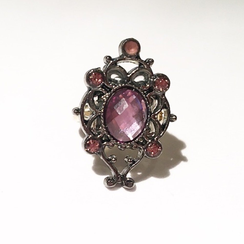 Lavender Cocktail Ring - Picture 2 of 2